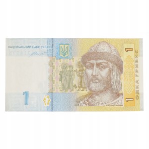 Ukraina - 1 uah Włodzimierz Wielki 2014 ser. YK