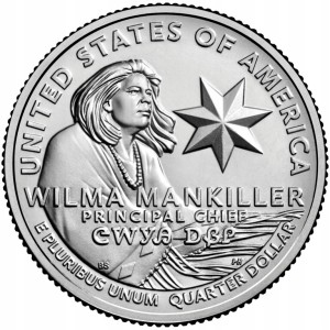 25 c Kobiety USA Wilma Mankiller 2022 D nr 3
