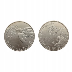 Portugalia - 2,5 Euro 70 lat Pokoju w Europie 2015