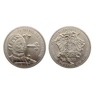 Portugalia 5 Euro Izabella Portugalska 2015