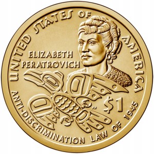 1$ Indianka 2020 P Native American Sacagawea