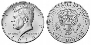 USA - 1/2 $ Kennedy Half Dollar - 2018 P