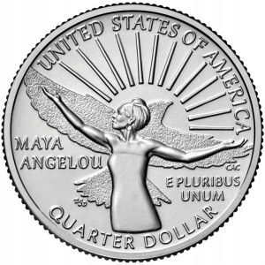 25 c Kobiety USA Maya Angelou Quarter 2022 D nr 1