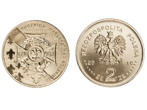 2 zł - 200.rocznica Harcerstwa Polskiego 2010 r
