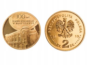2 zł - 100 lat Teatru Polskiego w Warszawie - 2013