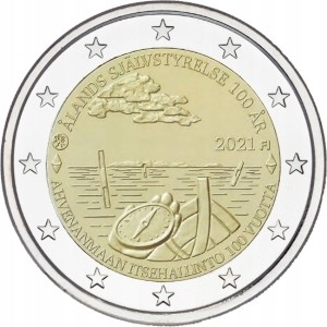 Finlandia- 2 Euro - Wyspy Alandzkie 2021