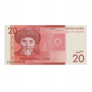 Kirgistan - 20 som 2016 P-24 b, UNC