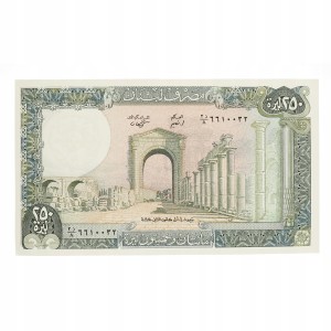Liban - 250 livres - 1988 , P- 67 e3, UNC