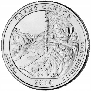 25 c Parki USA Grand Canyon National Park 2010 D