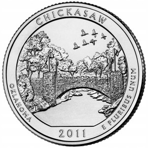 25 c Parki USA Chickasaw Recreation Area 2011 P