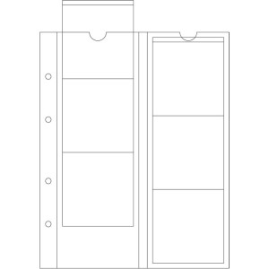 Strony Optima M 6 na monety do 65 mm- Leuchtturm