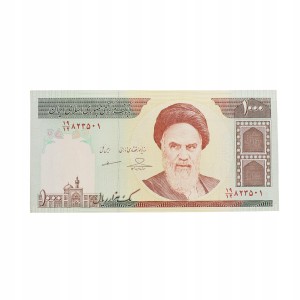 Iran - 1000 riali Homeini ( 1992 ) P#143, UNC