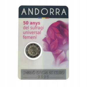 Andora - 2 Euro Prawa wyborcze kobiet 2020