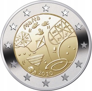 Malta - 2 Euro - Solidarność: Gry - 2020