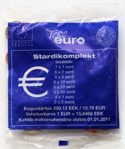 Estonia - Zestaw startowy Euro - 2011 rok