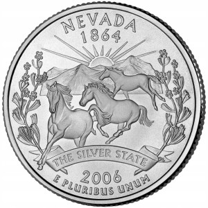 25 c Stany USA Nevada State Quarter 2006 P nr 36