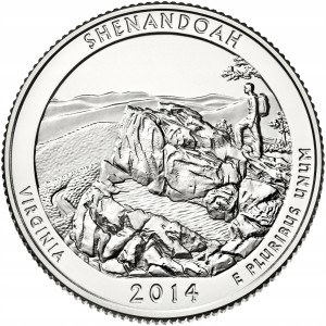 25 c Parki USA Shenandoah Park 2014 S nr 22