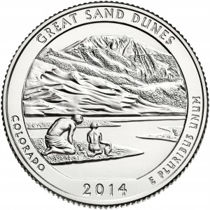 25 c Parki USA Great Sand Dunes Park 2014 P nr 24