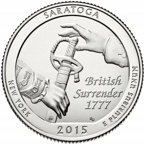 25 c Parki USA Saratoga National Park 2015 D