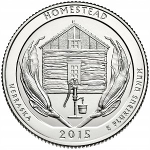 25 c Parki USA Homestead National Monument 2015 P