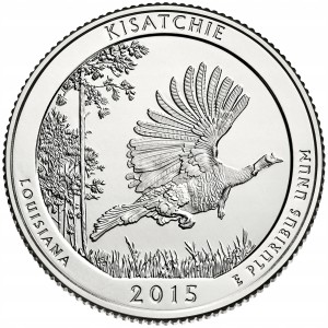25 c Parki USA Kisatchie National Forest 2015 P