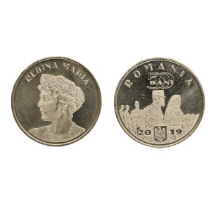 Rumunia - 50 bani Królowa Maria - 2019 r