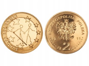 2 zł - Europa bez barier 2011