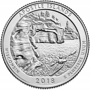 25 c Parki USA Apostle Islands 2018 D nr 42