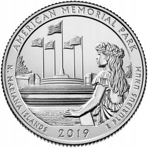 25 c Parki USA American Memorial Park 2019 D nr 47