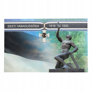 Estonia 2 Euro Wojna wyzwoleńcza 2018 COIN CARD