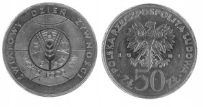 50 zł Światowy Dzień Żywności 1981 r