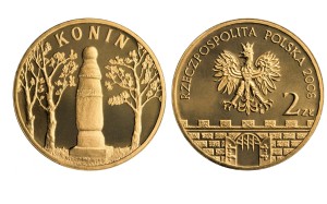 2 zł -  Historyczne Miasta Polski: Konin -  2008 r