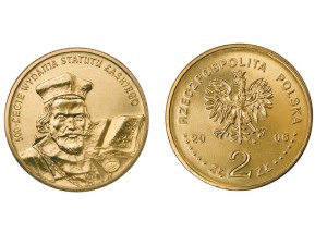 2 zł -500-lecie Wydania Statutu Łaskiego 2006