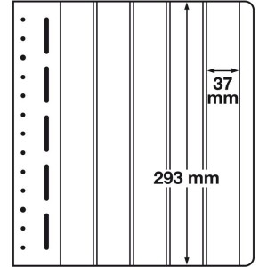 Karty albumowe na znaczki LB 5 VERT - Leuchtturm