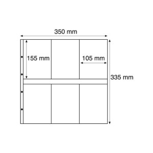 Karty na pocztówki MAXIMUM 3W - Leuchtturm