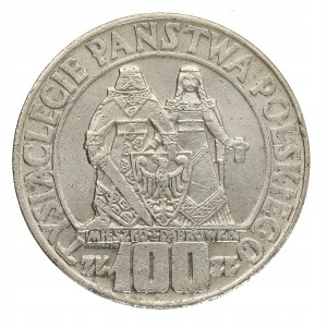 100 zł - Mieszko i Dąbrówka - 1966 r , Ag