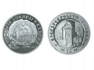10 zł - 750-lecie lokacji Krakowa - 2007 r