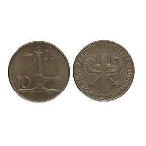 10 zł - Kolumna Zygmunta - 1965 r