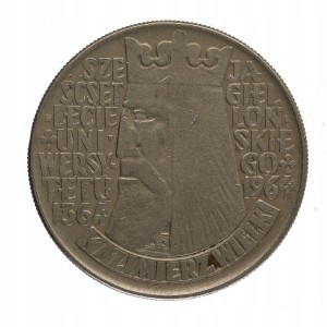10 zł - Kazimierz Wielki - napis wypukły - 1964 r