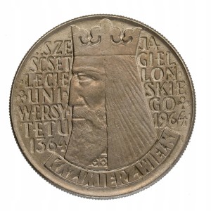 10 zł - Kazimierz Wielki - napis wklęsły - 1964 r
