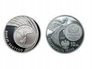 10 zł - 5 zł z 1928 r. – Nike - 2007 r